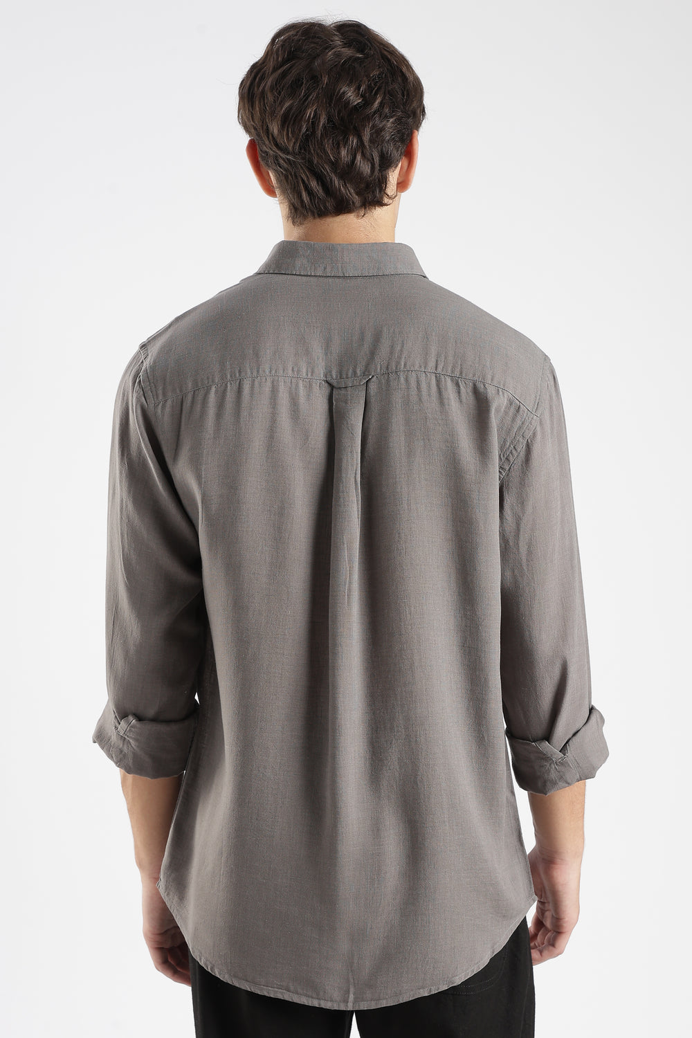 Men's Premium Grey Linen Everyday Shirt