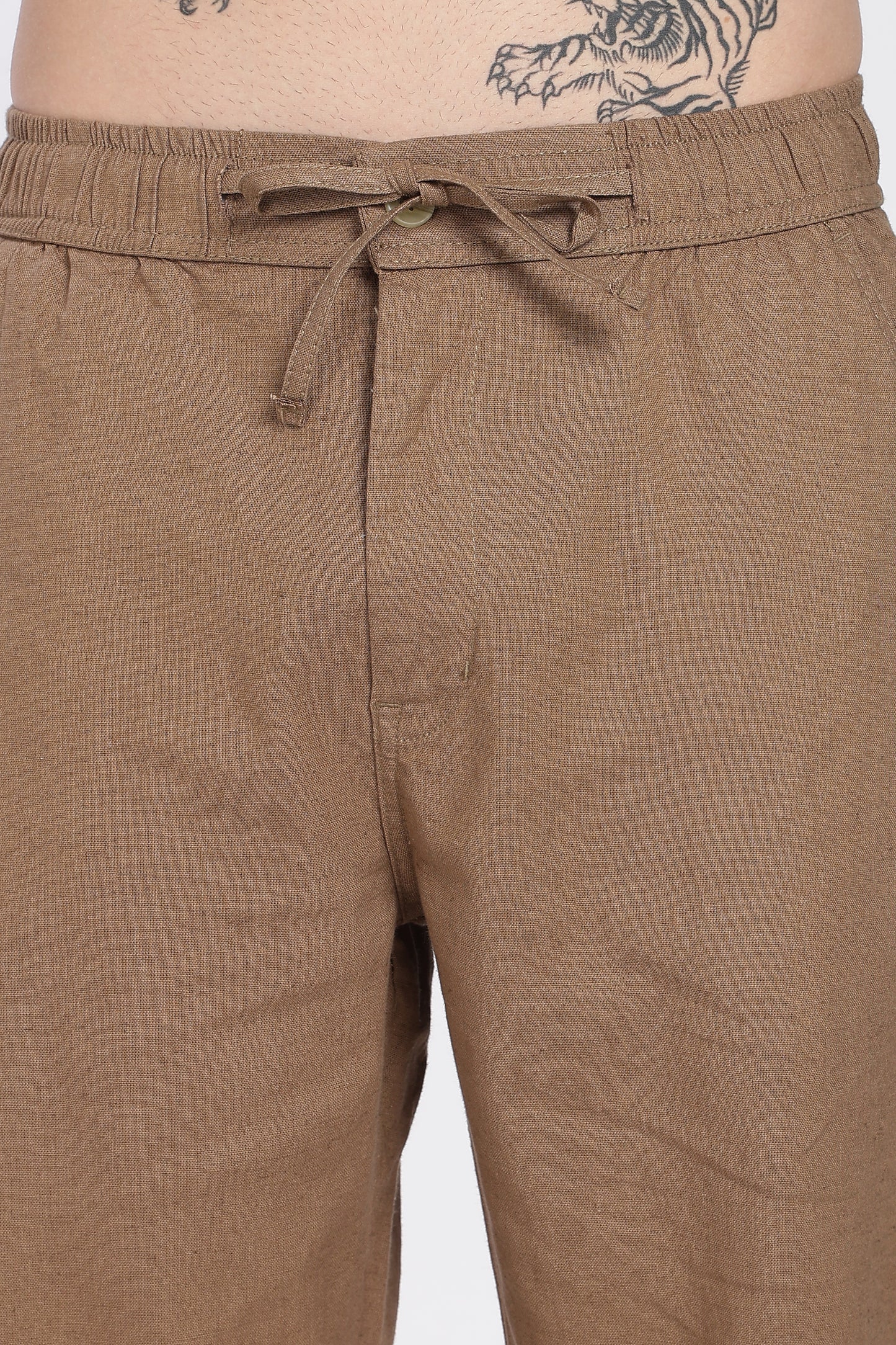 Brown Linen Pant