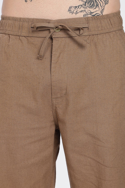 Brown Linen Pant