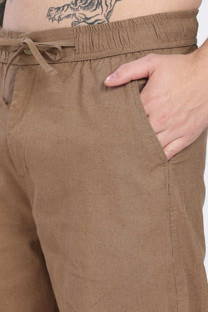 Brown Linen Pant