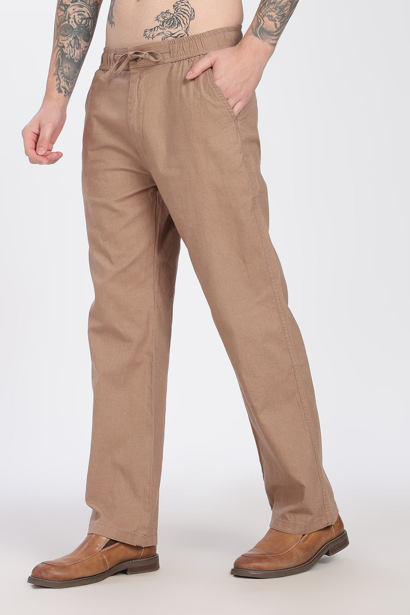 Light Brown Linen Pants