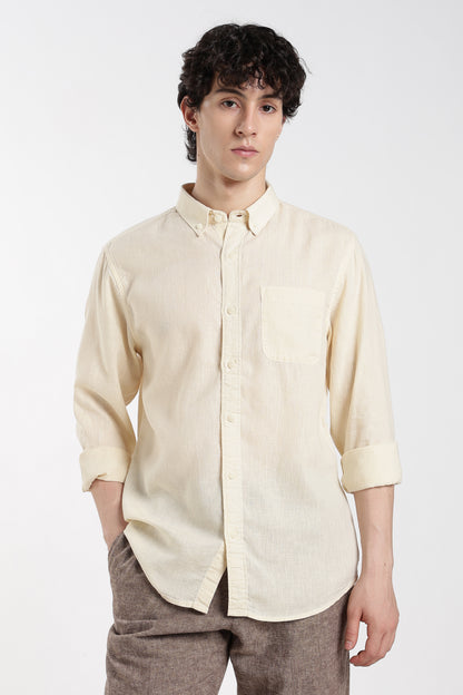 Light  Cream linen  Shirt