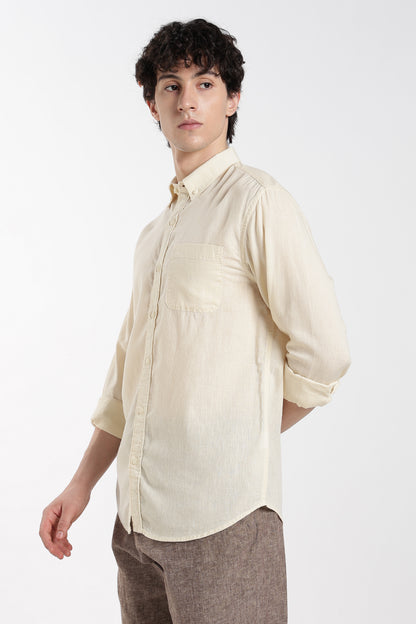 Light  Cream linen  Shirt
