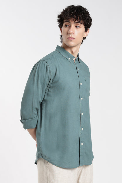 Sage Green  Linen Shirt